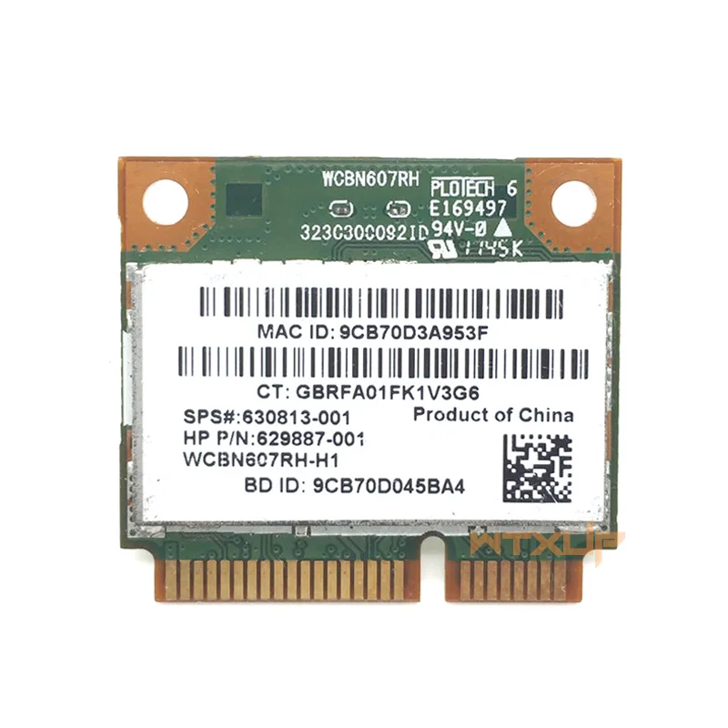 RALINK Rt3592 RT3592BC8 300 Мбит/с Wifi Половина мини PCI-E беспроводная карта Bluetooth 3,0 SPS 630813-001 для hp 4230s 4430s 4530s 4730s