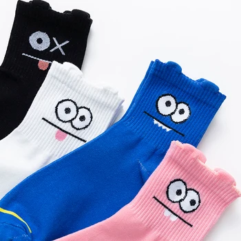 

cartoon funny socks cute calcetines kawaii woman harajuku women skarpetki damskie kobieta skarpety divertidos mujer sock cotton