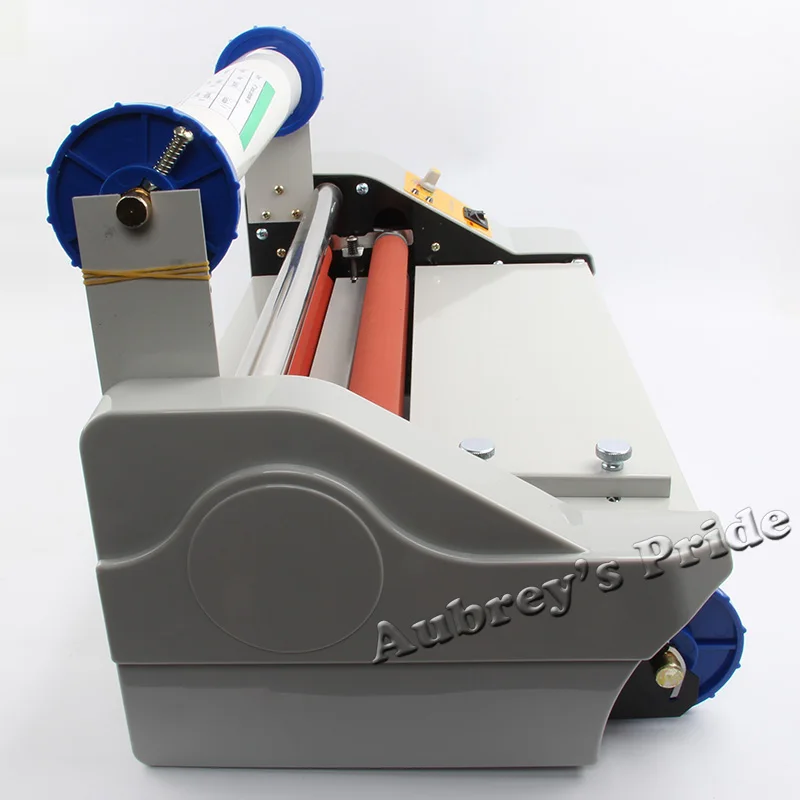 A3 13" Thermal Hot Cold Laminating Machine Mounting Roll Laminator + 2