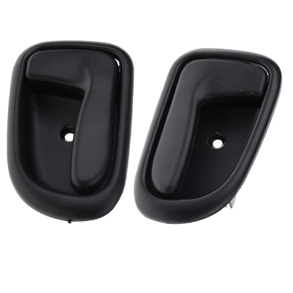 Black Left + Right Interior Car Door Handles Interior Door Handle For Toyota Corolla 93 -97