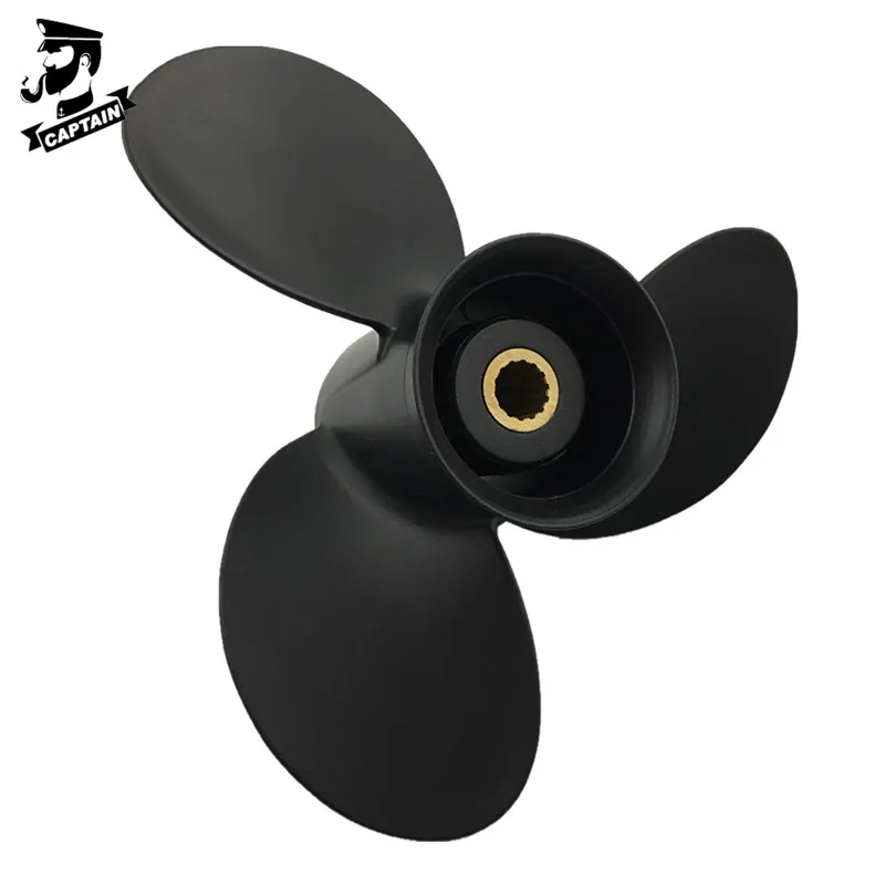 

Captain Propeller 9.25x11 48-897754A11 Black Max Fit Mercury Mariner Outboard Engine 4-Stroke 9.9HP 15HP 20HP 14 Tooth Spline
