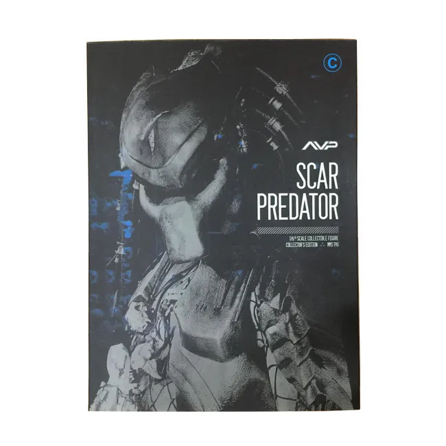 AVP Scar MMS190 Alien VS Predator фигурки Модель C 1/6 масштаб предварительно окрашенные игрушки 32 см - Цвет: with box