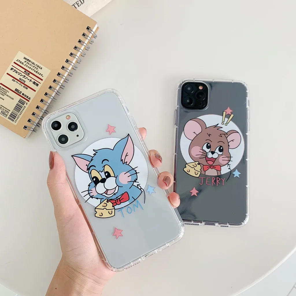

For IPhone 11 Pro Max Protective Case for Iphone XS MAX Phone Case XR Anti-fall Case 7 8 Plus Transparent Case good quality