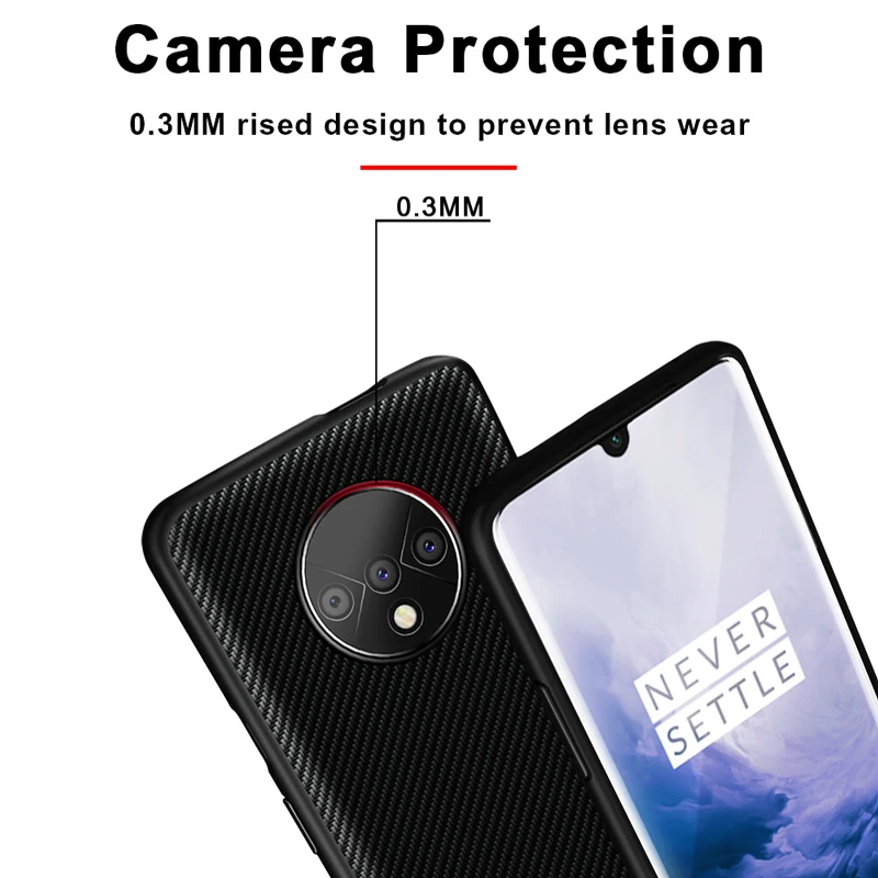 Чехол для Oneplus 7T Pro, задняя крышка для Oneplus 7 7T Pro 6T 6T 5, чехол из углеродного волокна One Plus 7 7T 6t 6 5t 5, полный Чехол