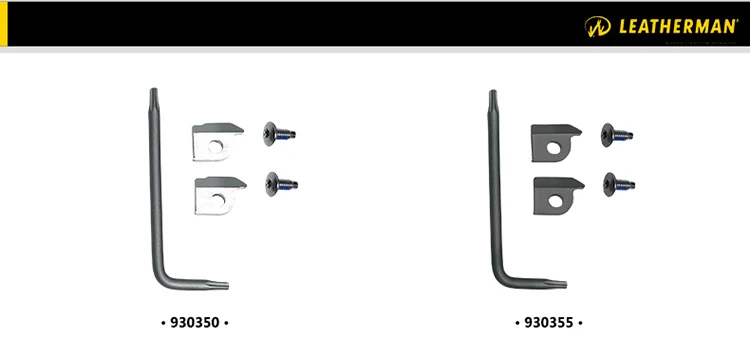 Leatherman 930350/55 Мульти-инструмент Замена провода/Жесткий провод режущие вставки, серебро/черный