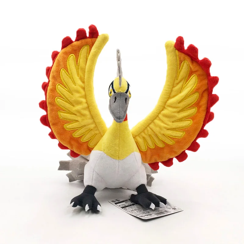 Takara Tomy аниме игрушка Покемон Хо-о плюш в виде животного мягкая набивная фигурка кукла отличный день рождения Рождественские подарки для детей