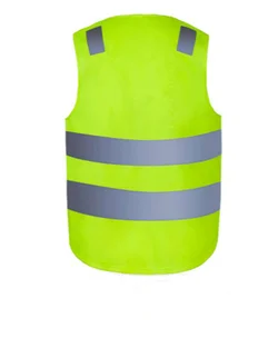 四点反光背心背面