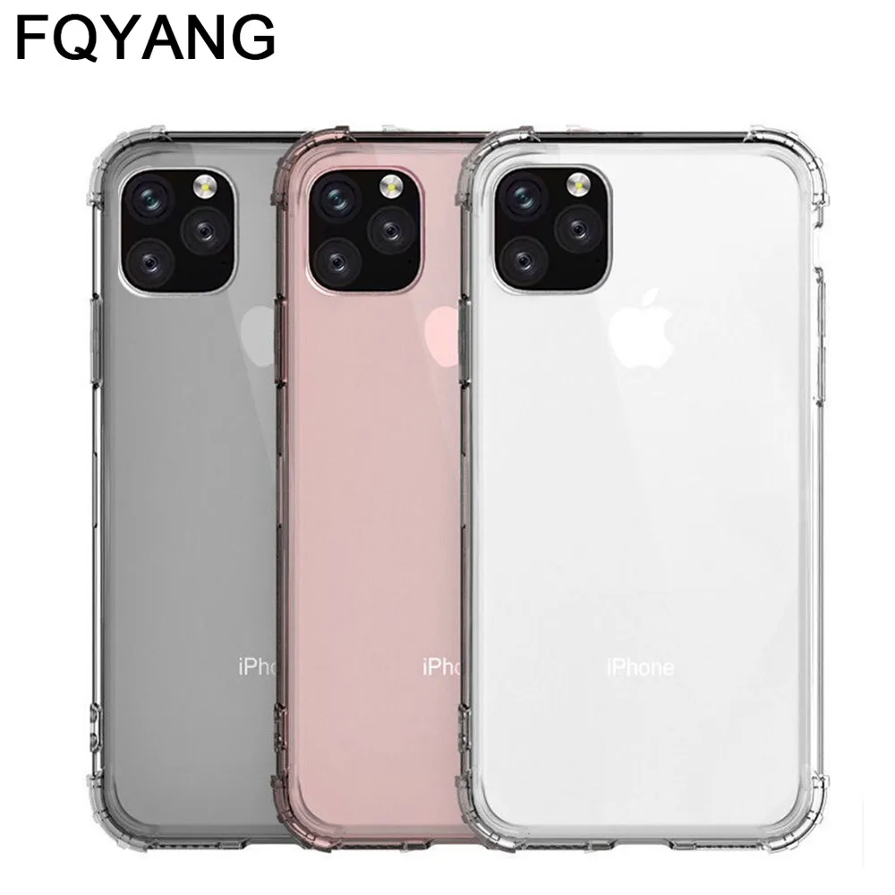 

Transparent Protection Soft TPU Silicon Cover Case For iPhone 11 Pro MAX 2019 xs max xr x 8 7 6 6s plus Coque Fundas