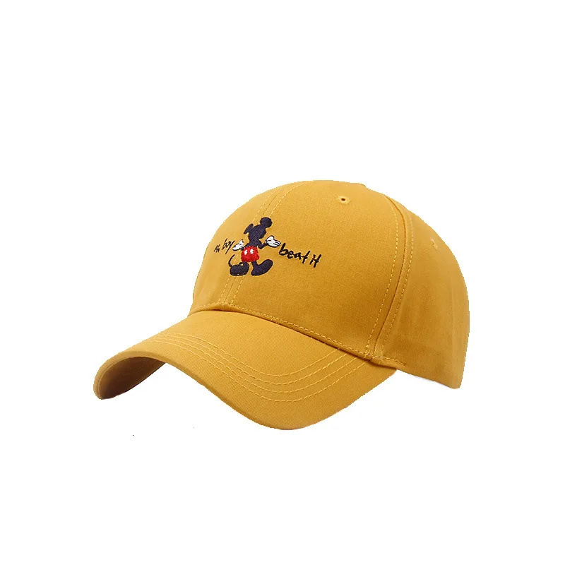 Baseball Cap Cartoon Hat Black White Hip Hop Caps Baseball Cap Outdoor Sunscreen Hats