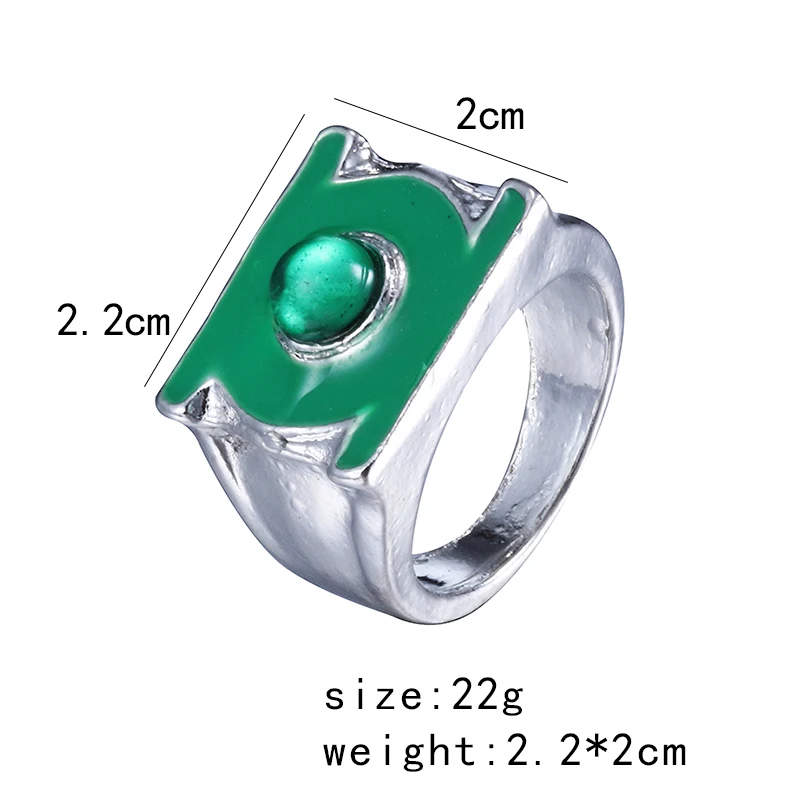 Модное кольцо супергероя с серебряным покрытием для мужчин Реплика мужских