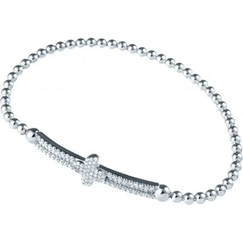 

Jay VI bracelet with cubic zirconia Silver