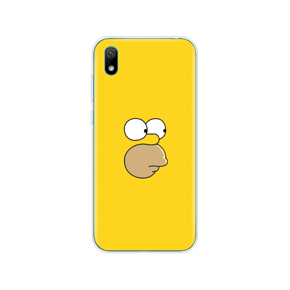 Для huawei y5 чехол бампер Силиконовый ТПУ задняя крышка мягкий чехол для телефона huawei Y5 защитный ковер бампер 5,71 дюймов - Цвет: 61951