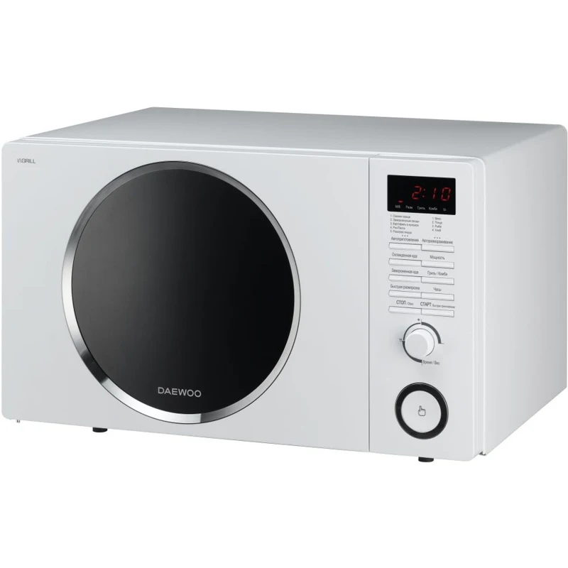 Микроволновая Печь Daewoo KQG-81HRW 23л. 800Вт белый