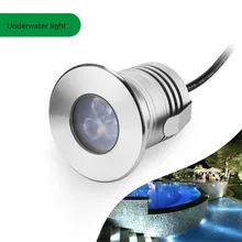 IP68 LED Waterproof Underwater Light Pond Waterfall Fountain Spa Sauna decoration Spotlight LED Swimming Pool Light 12V 24V 3W