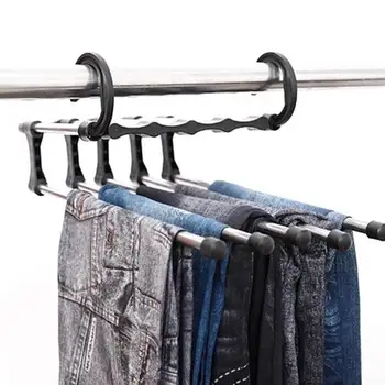 

Hanger Scarf Hanger Pants Hanger Sturdy Durable ABS Stainless Steel Rack Plastic Retractable Adjustable Clothes Stand
