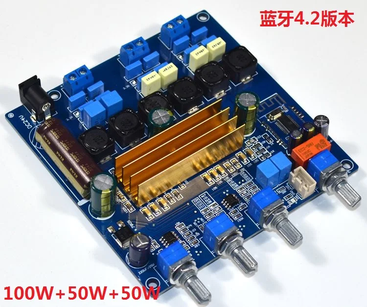 5,0 Bluetooth-обновленная версия TPA3116 Bluetooth 4,2 Высокая мощность 2,1 цифровой HIFI Fever Плата усилителя