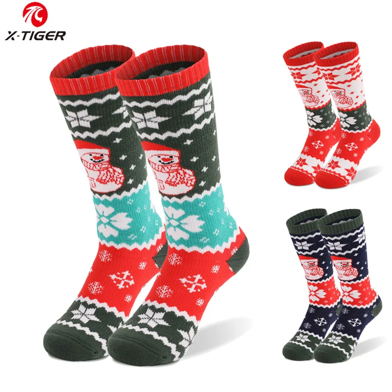 X-TIGER Ski Socks Kids Keep Warm Thermal Socks