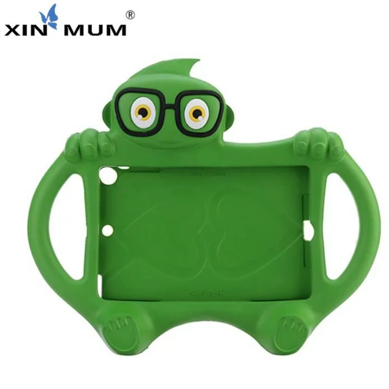 

Kids Shockproof Tablet EVA Cute 3D Cartoon Baby Safe silicone cover for IPad Mini 1 2 3 Mini 4 Stand Foam Case + Gift Stylus Pen