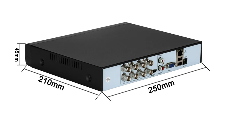 Red Panel Audio Face Detection Hi3521D XMeye 5MP 8CH 8 Channel H.265+ 6 in 1 WIFI Coaxial Hybrid NVR TVI CVI AHD CCTV DVR picture 01