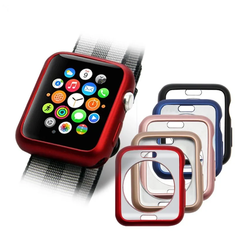 Аксессуары для часов Apple Watch чехол 38 мм 42 40 44 Series 4 3 2 1 мягкие тонкие из