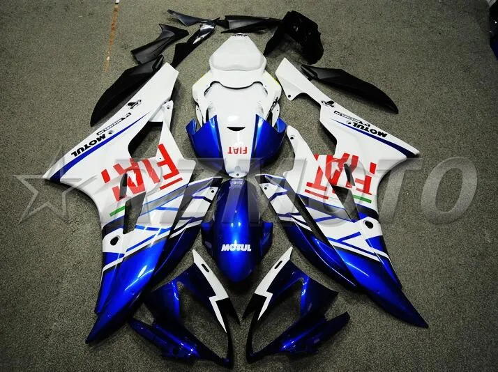 Новые ABS полные комплекты обтекателей подходят для YAMAHA YZF-R6 2006 2007 Обтекатели набор YZF1000 YZF R6 06 07 корпус инжектора части красный синий