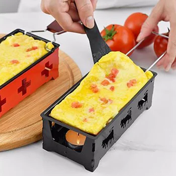 

New Portable and Practical Cheese Baking Machine Non-stick Baking Tray Butter Cheese Barbecue Tray Home Barbecue Tool