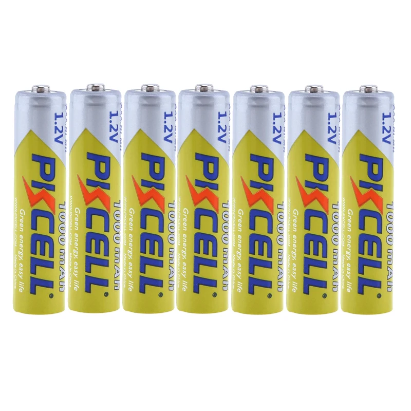 8Pcs PKCELL AAA Battery 1.2V Ni-MH AAA Rechargeable Battery 1000MAH Batteries 3A Bateria Baterias with 2PC AAA/AA Battery Holder