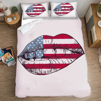 

3D White Bedding Sets full twin queen king quilt cover cute Children red sexy Duvet Cover pillow case High-quality bedclothes