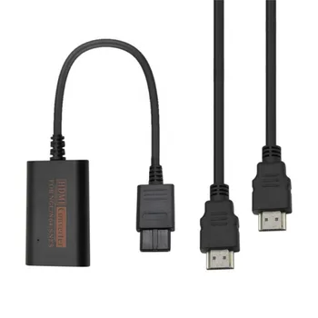 

0.3m HDMI Converter 720P Retro Video Game Console Adapter with 1.5m HDMI Cable for NGC/N64/SNE Game Accessories