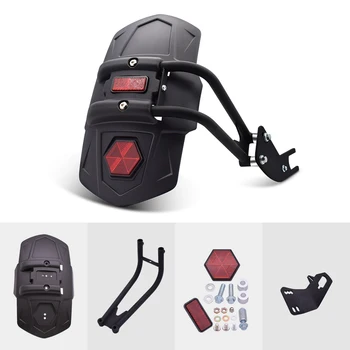 

Motorcycle Rear Fender Motorbike Splash Guard mud flap with Bracket Accessories For Ducati M1000S S4/S4R Honda cb400 CB919