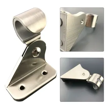 

304 Stainless Steel Hand Held Shower Stand Holder Bathroom Shower head Support Accessory Shower Solid Wall Mount Fixed base