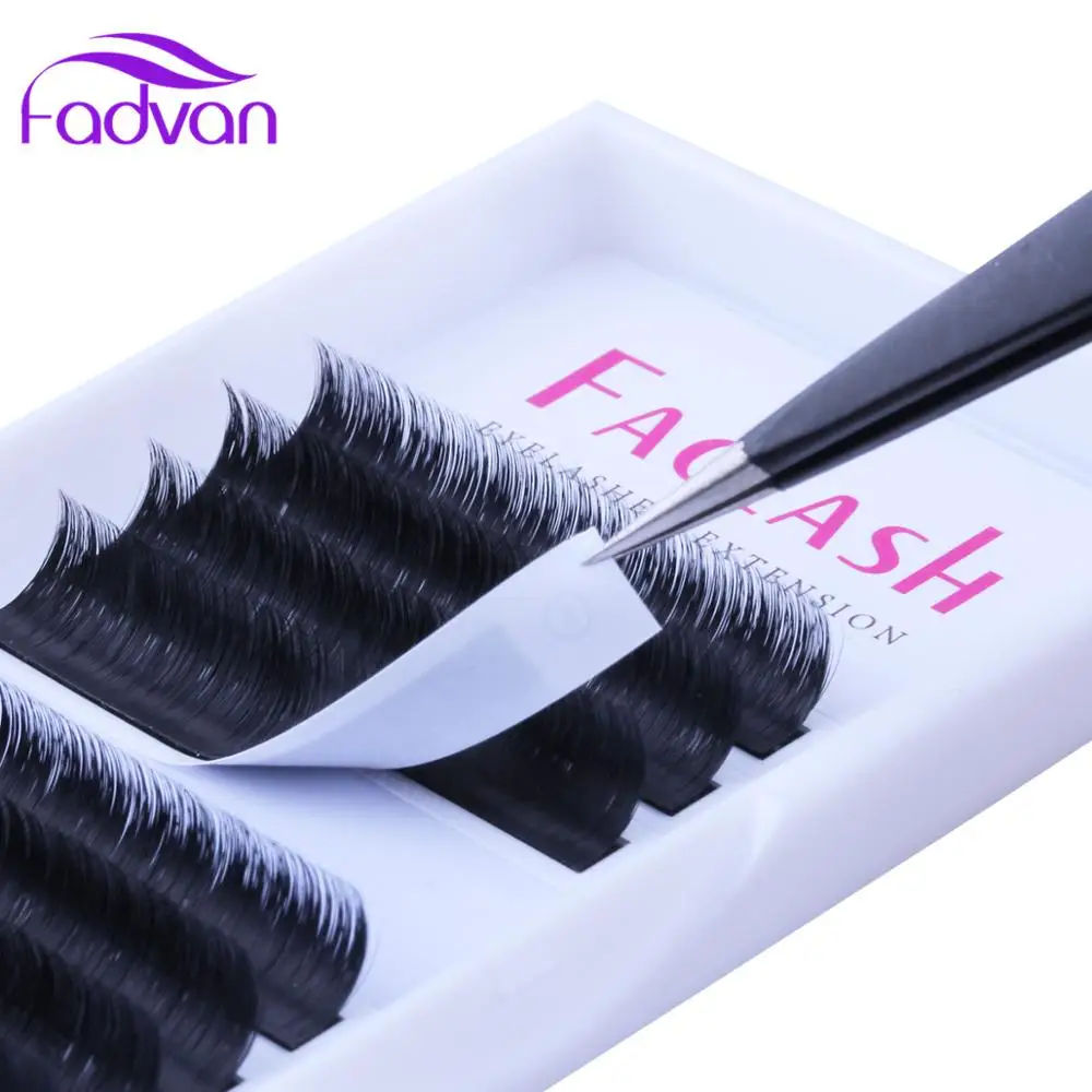 Объемные ресницы Premade Easy Fans Premade Fans Lashes 0,07 русский объем ресницы удлинение длинный стержень 9-15 мм Длина искусственная ресница