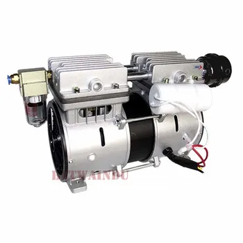

Quiet 400W Oilless Vacuum Pump 220V -93Kpa 90L/MIN Max Oil Free Air Pump 0.8Mpa Pressure for Medical