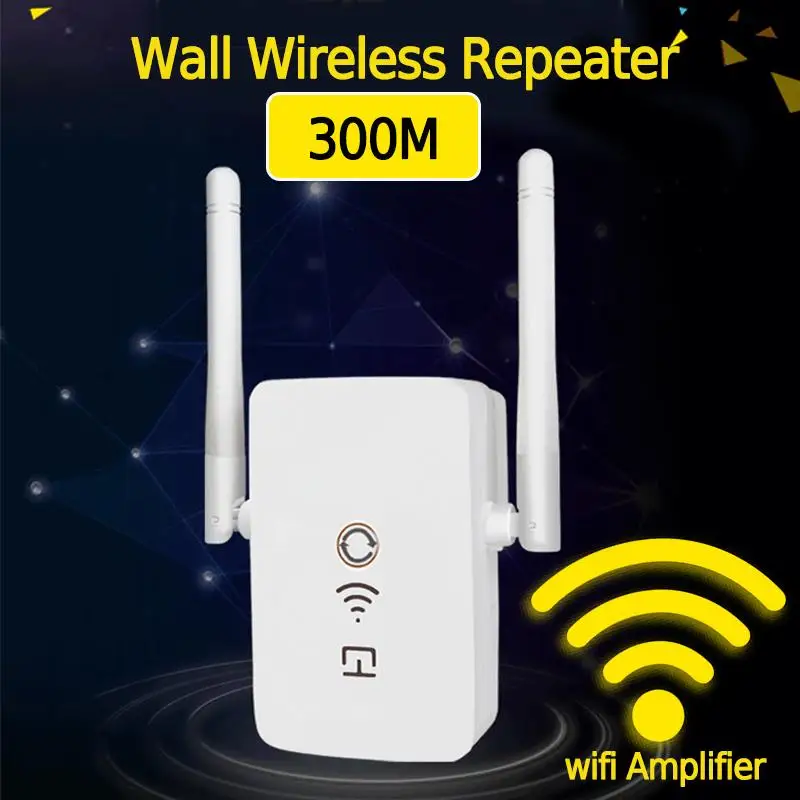 White Домашний Беспроводной Wi-Fi ретранслятор сигнала 300 Мбит/с Wi-Fi диапазон расширитель точка доступа усилитель антенны многофункциональные роутеры - Цвет: White