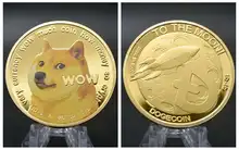 Ouro/prata chapeado modelado ethereum ripple bitcoin dogecoin trx moeda digital moedas comemorativas físicas