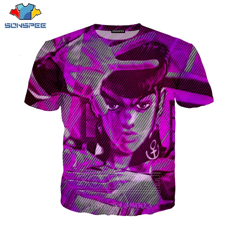 21 JoJo Необычные Приключения футболка для мужчин женщин Аниме Толстовка 3D принт Higashikata Josuke короткий рукав хип хоп топы пуловер C045-02 - Цвет: 21