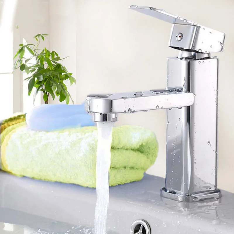 Badarmatur Wasserhahn Waschtisch Mischbatterie Einhebelmischer Waschbecken Bad Toilette AC889