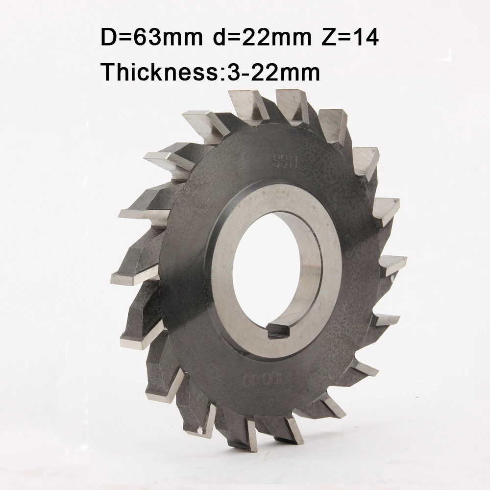Прямые зубья для фрезерного станка Livter Hss M2 63*3*4*5*6*7*8*10*12*14*16*18*20*22 | Инструменты