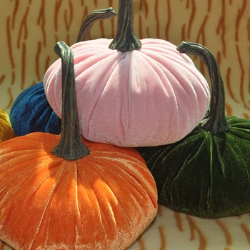 

Plush Pumpkin Pillow Halloween Ornaments Pumpkin Decoration Fruit Vegetable Cushion Stuffed Toys For Children Birthday Soft Toys
