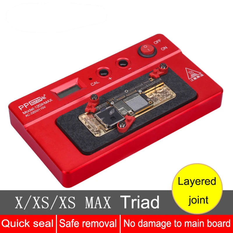 PPD 120X 3 in 1 Motherboard Layering Heating Platform for IP X XS MAX Mainboard Laminating Welding | Инструменты