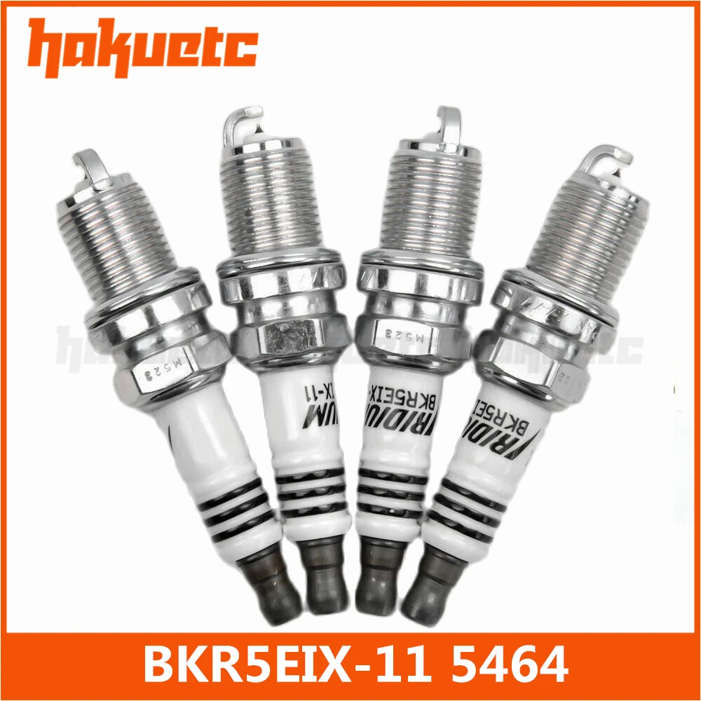 4x BKR5EIX-11 5464 Iridium Spark Plug For Toyota Hyundai Mazda Jaguar Nissan New