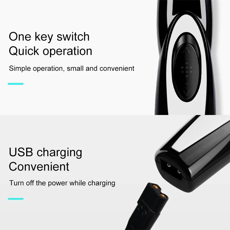 USB перезаряжаемая Бритва для домашних животных с низким уровнем шума, триммер для собак, кошек, ног, волос, инструмент для ухода за домашними животными, Мини электрическая машинка для стрижки волос, машинка для стрижки волос
