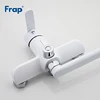 Frap White Bathroom Faucet outlet pipe Bath shower faucet Brass body surface Spray painting shower head bathroom tap ► Photo 2/6