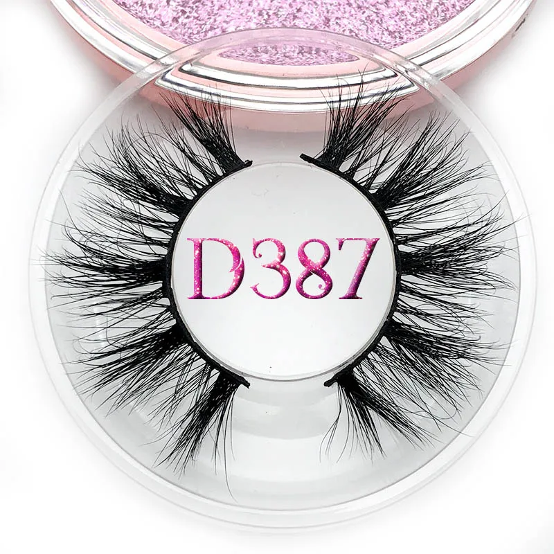 D387 Заказная посылка, норковые ресницы, 3d норковые ресницы D379 - Цвет: D387