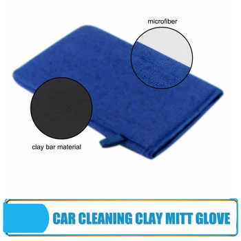

1Pcs Car Wash To Mud Gloves Car Detailing Cleaning Wash Clay Bar Cloth Clay Glove Towel