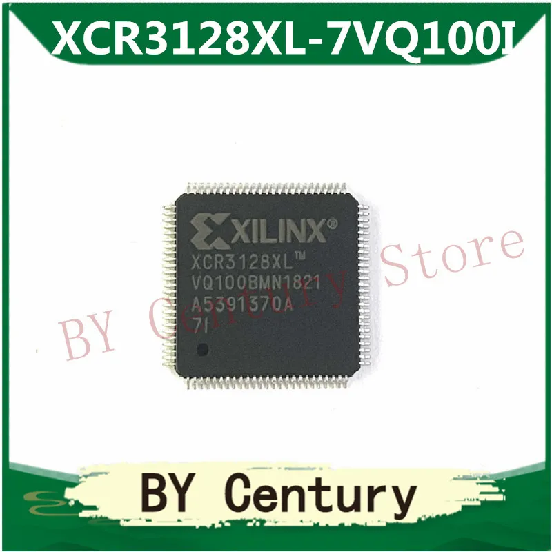 XCR3128XL-7VQ100I TQFP-100 интегральные схемы (ИС) Встроенный-сплис (комплекс