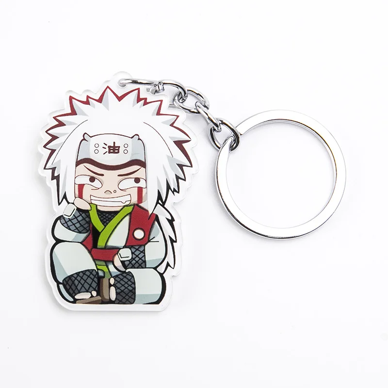 Аниме брелок Hyuga Hinata для женщин и мужчин милые акриловые брелки Наруто с