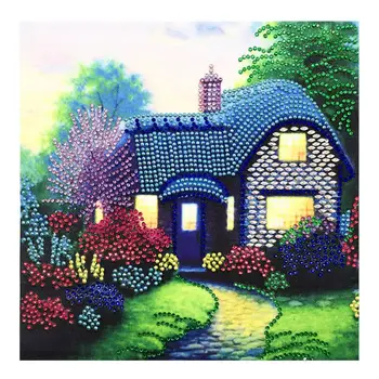 

5D Diamond Painting Cross Stitch Partial Crystal Rhinestone Diamond Embroidery Paintings Pictures Arts Craft By Number Kits 2019