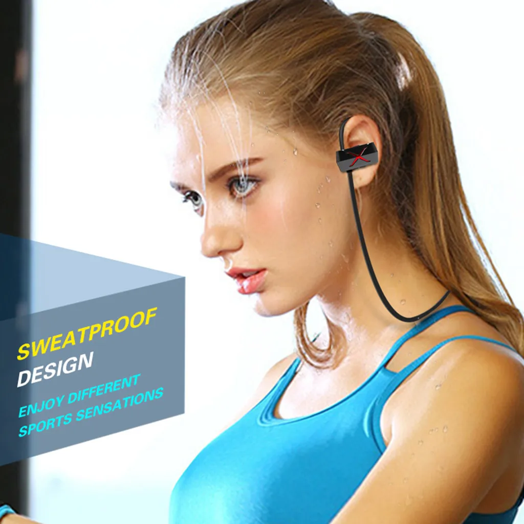 Модные Bluetooth спортивные Oortelefoon ожерелье маленькие серьги с металлическими ушками беспроводные серьги Ecouteur