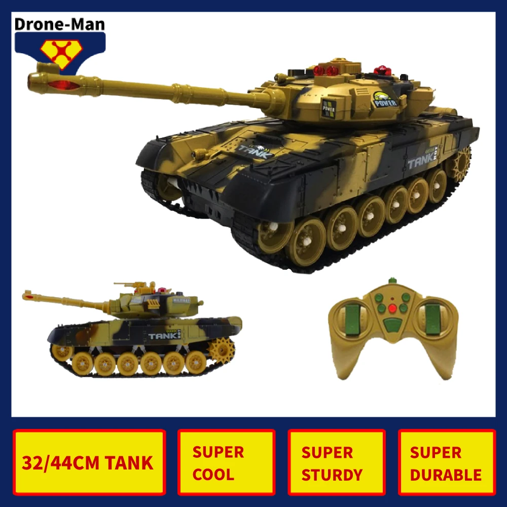 

32CM 44CM RC Tank Chassis Model Infrared Robot Catepillar World Of Tanks Track Battle Shoot Hobby Boy Toys Kid Gift